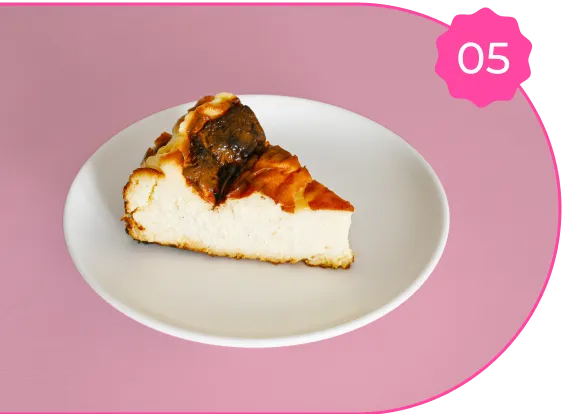 とろけるバスクチーズケーキ